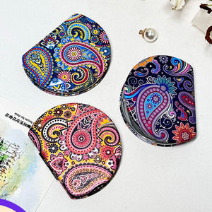 Bohemian D Shape Double Sided Magnifying Personalized Foldable Retro Half <strong>Circle</strong> Cosmetic <strong>Mirror</strong> - Product Image 6