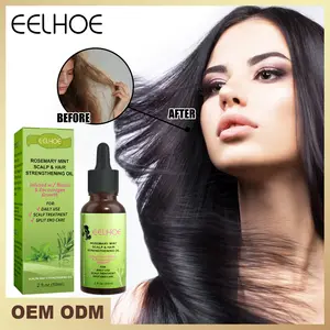 Eelhoe最佳头发生长产品薄荷头发种植者血清精油Regaine男士超强脱发喷雾