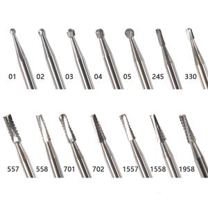 10 cái/hộp nha khoa FG <span class=keywords><strong>Carbide</strong></span> <span class=keywords><strong>burs</strong></span> Kit cho Nha khoa đánh bóng công cụ - Product Image 2