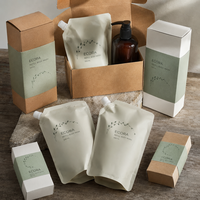 Carton d'expédition gaufré personnalisé OEM en gros, épaissi, écologique, recyclable, haut de gamme, portable, pour emballage de cosmétiques et de produits de toilette