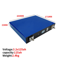 XUBA Baterai Lifepo4 3.2V 125Ah Prismatik Tahan Lama untuk Baterai Mobil Listrik 280Ah 202Ah 277Ah 272Ah 300Ah Sel Lifepo4