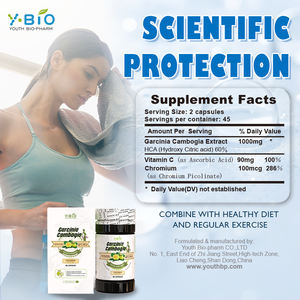 युवा गार्सिनिया कैंबबोगिया अर्क 65% एचका भोजन ग्रेड सौंदर्य वजन प्रबंधन कैप्सूल डिटॉक्स समर्थन 90 - Product Image 4