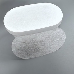 Water Filter Pad 95.6x53.5mm Fiber Membrane White Eco-Friendly For Water Filter Pitchers - Product Image 1