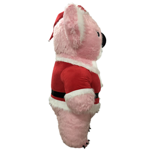 Noël célébrité ours vêtements adulte <span class=keywords><strong>gonflable</strong></span> Koala dessin animé mascotte Costume poupée costume couverture en peluche à vendre - Product Image 2