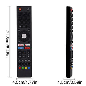 Nouvelle télécommande Bluetooth avec fonction vocale, installation sans fil pour <span class=keywords><strong>téléviseur</strong></span> <span class=keywords><strong>CHIQ</strong></span> GCBLTV02ADBBT, pour Netflix, climatiseur, usage domestique - Product Image 4