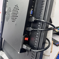 Écran LCD industriel extérieur 27 pouces 1080P avec trou VESA intégré, écran tactile capacitif 10 points, 1500cd/m², USB
