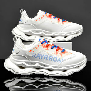 รองเท้าผ้าใบลำลองอเนกประสงค์สำหรับคุณพ่อมีความหนาสูงมีโลโก้ตามสั่งรองเท้าสไตล์เดินสำหรับกลางแจ้ง - Product Image 4