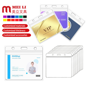 <span class=keywords><strong>Porte</strong></span>-<span class=keywords><strong>badge</strong></span> horizontal en PVC transparent souple, <span class=keywords><strong>porte</strong></span>-carte d'identité, poche pour <span class=keywords><strong>badge</strong></span> de personnel - Product Image 1