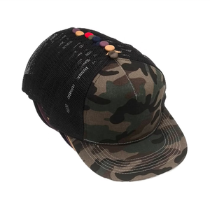 Mới hợp thời trang đồng bằng Camo Trucker Hat LƯỚI MÙA HÈ cap trong màu sắc khác nhau Nylon hip hop phong cách cho thể thao bãi biển Ngoài trời câu cá - Product Image 1