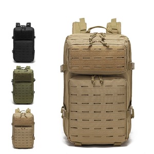 Men's Tactical Backpack 45L Camouflage Military Green Outdoor Hiking with Modular Design for Adventure and Mountaineering - Product Image 2