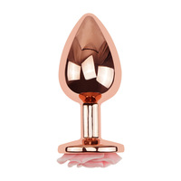 Nouveaux plugs anaux en métal rose gold, tailles S, M, L, 3 tailles, super grand plug anal, sex toy pour femmes, hommes, couples.