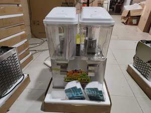 Distributeur <span class=keywords><strong>de</strong></span> jus commercial YinShuo en acier inoxydable, machine à granita et boissons froides à 2 robinets - Product Image 4