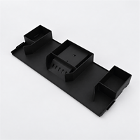Coque de protection pour chargeur sans fil en plastique ABS PC noir moulé par injection, pièces de panneau électronique personnalisées OEM