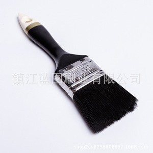 Pinceau à peinture en poils de porc 22 mm, manche noir, pour usage domestique, fabricant Zhenjiang - Product Image 4
