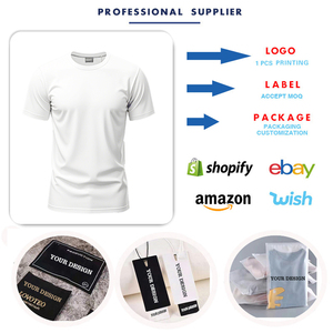 Camiseta Promocional <span class=keywords><strong>Blanca</strong></span> Lisa para Elecciones, Venta al Por Mayor, Económica, Unisex, Personalizada, Transpirable, 100% Poliéster - Product Image 3
