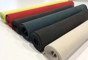 Tela de Tapicería de Microfibra de Gamuza, Impermeable y Ecológica, <span class=keywords><strong>para</strong></span> Interiores de Automóviles, Asientos, Paneles de Puerta y Techo - Product Image 3