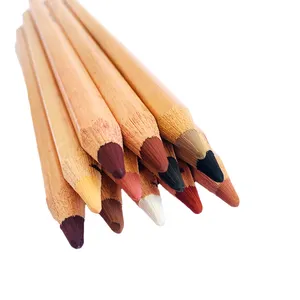 Tintas de piel de tiza profesional para adultos, lápices de colores Pastel suaves, 12 colores