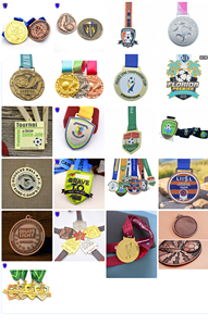 Medallas de fútbol de EE. UU. Goles Premio personalizado Medalla de la liga de fútbol Caja de terciopelo con cinta para el evento internacional de fútbol de Long Island - Product Image 6