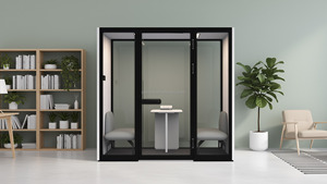 Cabine di Lavoro Silenziose Comine per Due Persone, <span class=keywords><strong>Capsule</strong></span> per Privacy, Postazioni Ufficio Insonorizzate - Product Image 6