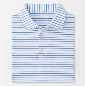 Мужская футболка-поло в полоску - Product Image 2