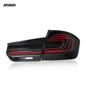 Feux arrière à LED Jushun pour BMW Série 3 F30 style CSL, clignotants séquentiels dynamiques noirs 12V - Product Image 2