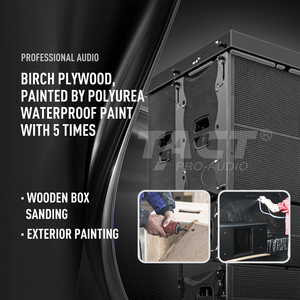 ระบบเสียงไลน์อาร์เรย์แบบมืออาชีพขนาด 10 นิ้วคู่ สำหรับงานกลางแจ้ง - Product Image 6