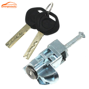 Nouveau cylindre de serrure de porte avant gauche Loongtsiauto avec clé en plastique 51217019975 pour Série <span class=keywords><strong>3</strong></span> <span class=keywords><strong>E46</strong></span> - Product Image 4