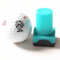 Tampon de balle de golf en plastique à encre permanente à séchage rapide de 1/2*3/4 pouces