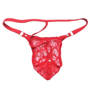 Nuovo A Buon Mercato Hotsale Archivio Sexy Del Merletto Della Maglia degli uomini di G-String Della Biancheria Intima del Mens T-back All'ingrosso Sissy Mutandine - Product Image 5
