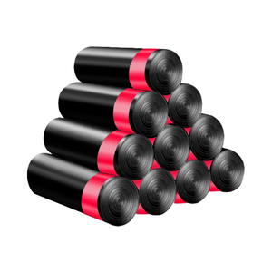 Kangle Nouveau Sac Poubelle Noir en LDPE/PE à Cordon Coulissant, Taille Personnalisée, Robuste, Anti-Fuite, pour Cuisine et Usage Domestique, Vente en Gros - Product Image 3