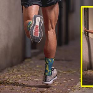 Chaussettes de cyclisme personnalisées, chaussettes de <span class=keywords><strong>course</strong></span> de haute qualité, chaussettes de <span class=keywords><strong>compression</strong></span> en nylon Coolmax, chaussettes de sport pour le vélo, le VTT, la <span class=keywords><strong>course</strong></span> - Product Image 4