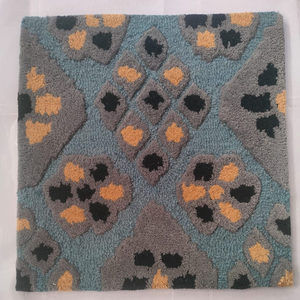 Alfombra de lana premium hecha a mano, color personalizado, suave, antideslizante, moderna, para decoración de sala de estar y dormitorio - Product Image 1