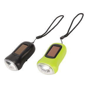 Linterna Recargable de Manivela, Dinamo de Emergencia Multiusos, Energía Solar, 2W, Plástico ABS, 3 LED - Product Image 1