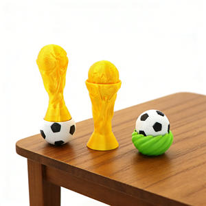 Jouets anti-stress de la Coupe du Monde de football 2026, mini trophées souvenirs, cadeaux pour les fans de football, petits cadeaux promotionnels - Product Image 3