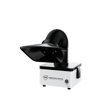 Extracteur de fumée de soudure de bureau mini TBK-638 avec cœur PLC, lumière LED et purificateur de fumée à 4 couches pour la réparation
