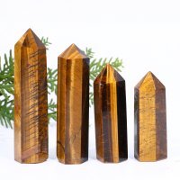 Tour de cristal de quartz œil de tigre jaune en gros pour la guérison spirituelle, le Feng Shui et les styles traditionnels - Product Image 3