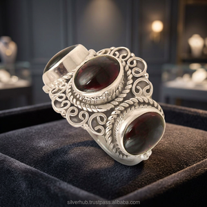 Bague artisanale en argent sterling 925 avec sertissage clos en rubellite rose, pierre précieuse naturelle en argent massif - Product Image 3