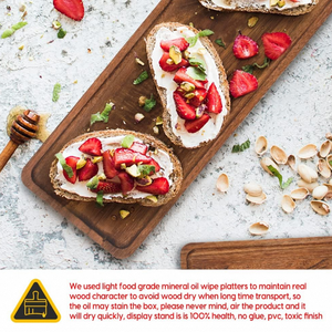 3 Katlı Ahşap Sergi <span class=keywords><strong>Stand</strong></span>ı Ahşap Cupcake Standları Düğünler Partiler Piknikler Ev Dekorasyonu için Raf - Product Image 2