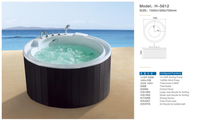 Grand bain à remous extérieur rond gonflable pour spa