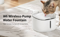 Vente en gros 2L en acier inoxydable APP automatique distributeur d'eau pour animaux de compagnie pompe silencieuse facile à nettoyer WiFi intelligent chiens chats fontaine d'eau