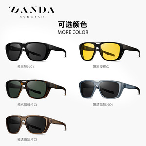 Danda Polarized Sunglasses S16109 UV400 PC <b>Frame</b> TAC Lens Men Outdoor Sports Casual - Product Image 3