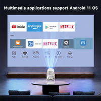 Venta caliente Mini proyector portátil teléfono móvil 4K Full Hd Home Cinema Smart Tv proyectores al aire libre Android 11 Video Proyector