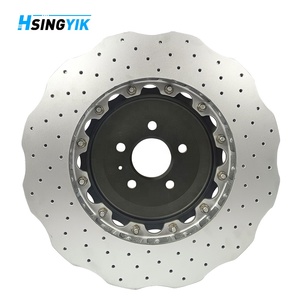 ขายส่ง 4M0615301BM อุปกรณ์น้ำหนักเบาแบบกำหนดเอง ราคาถูก จานเบรกแบบลอยตัว 2 ชิ้น แบบมีร่องและแบบไม่มีร่อง - Product Image 4