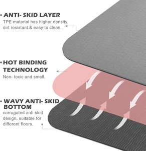 Esterilla <span class=keywords><strong>de</strong></span> <span class=keywords><strong>Yoga</strong></span> <span class=keywords><strong>de</strong></span> goma ecológica, esterilla <span class=keywords><strong>de</strong></span> fitness antideslizante y antidesgarros - Product Image 6