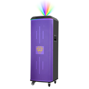 Enceinte active puissante 600W pour l'extérieur, professionnelle, rechargeable, portable, sans fil, audio actif, karaoké, enceinte de fête - Product Image 4