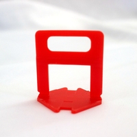 Clips de nivellement de carreaux en PP de qualité supérieure et cales réutilisables 1,0-3,0 mm pour appartement, design moderne, installation auto-adhésive