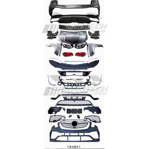 Vente chaude Ben-z W166 2013-2015 ML300 350 400 Mise à niveau vers 2016-2019 GLE63 <span class=keywords><strong>AM</strong></span> G Bodykit Pare-chocs avant GLE OEM Phares GLE Ailes - Product Image 5