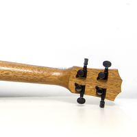 Kit Gitar Akustik Solid Mahogany 4 Senar dengan Fretboard Rosewood India dan Finishing Matte untuk Pemula, Pelajar, dan Dewasa