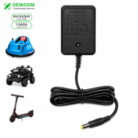 Chargeur de batterie au plomb 24V HAOXING pour voiture électrique pour enfants, SUV, véhicule électrique, indicateur LED, protection OVP/OCP, prise US, UK, EU