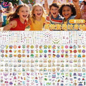 2026 Venta al por mayor transfronteriza, Novedad: Set de pegatinas de tatuajes para niños, impermeables, resistentes al sudor, pegatinas decorativas desechables - Product Image 1